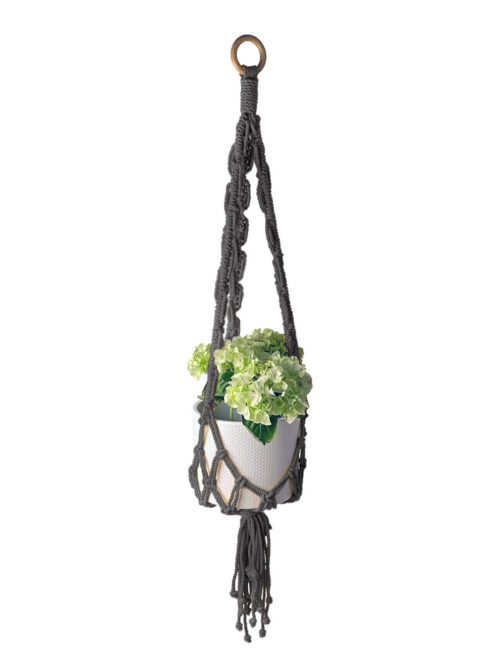 Macrame Hilandero su vazonu (kompozicija)